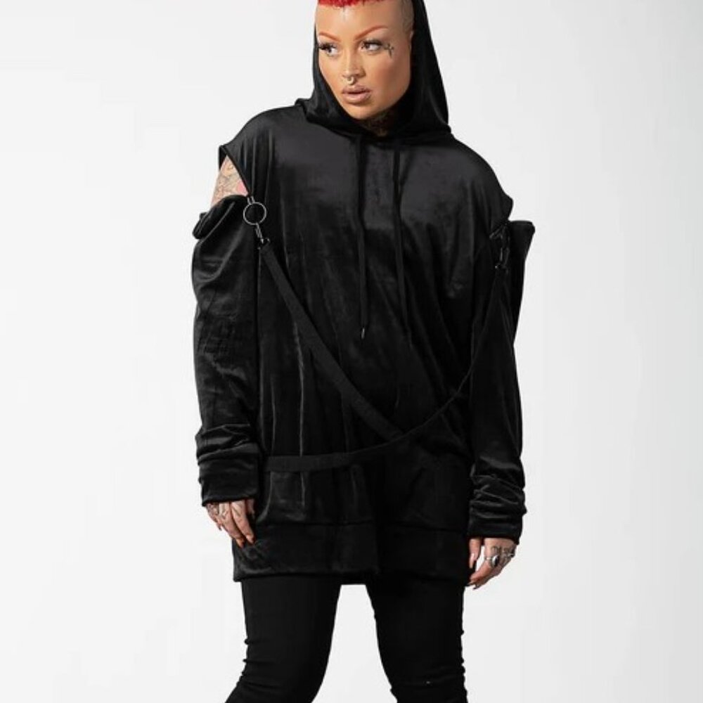 KILLSTAR IN A STATE PULL-OVER HOODIE NEW!! XS